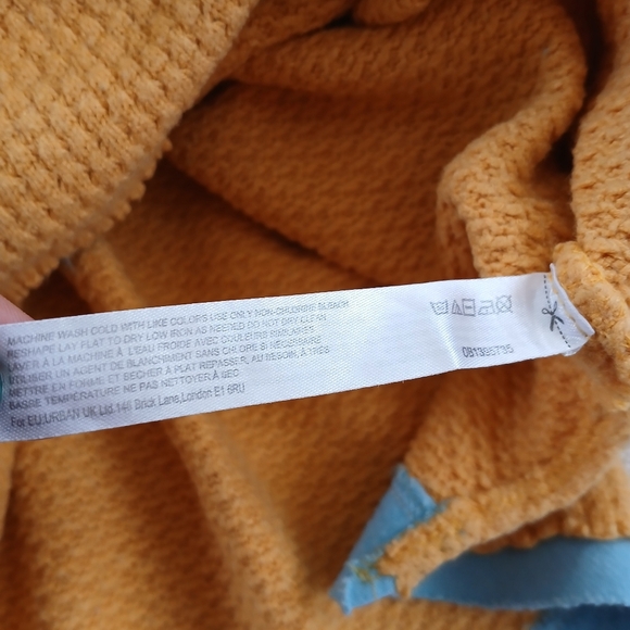 out from under ♡ cropped felt & waffle knit long sleeve top - Picture 7 of 12